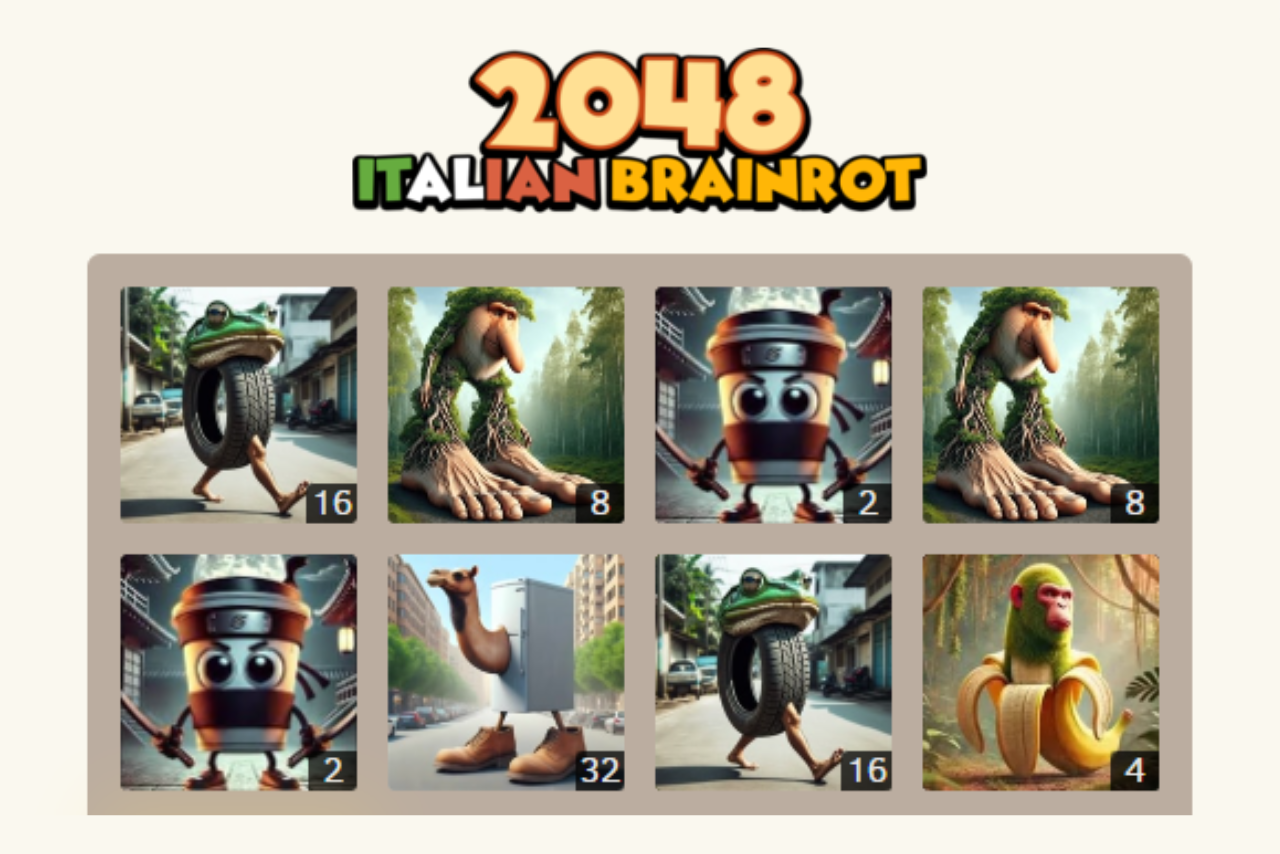 2048 Italian Brainrot